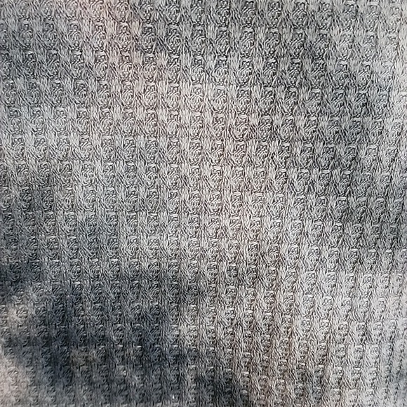 Peach Perfect 3/4 Sleeve Tie Dye Waffle Top Size Large - Picture 10 of 10